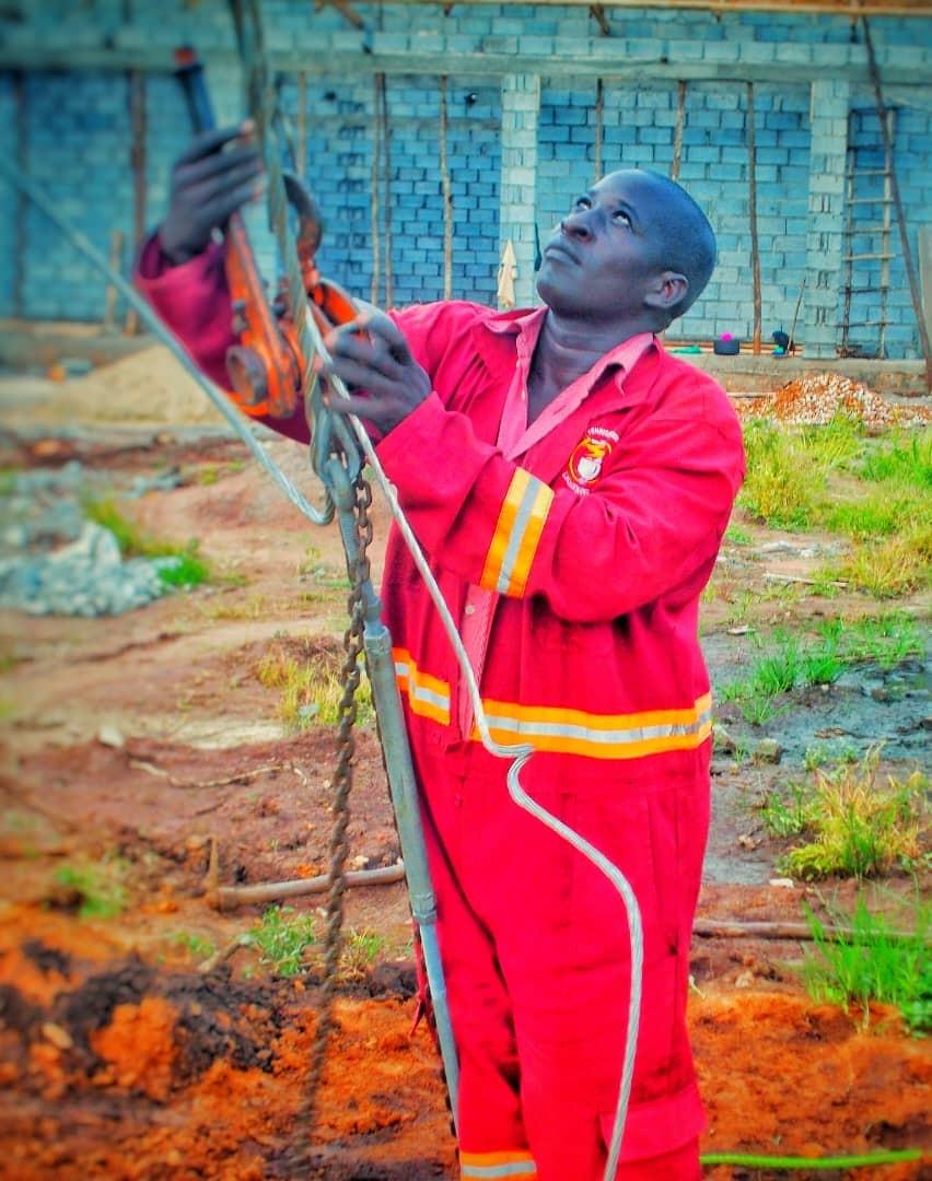 Eng. Buyinza Henry at the Elektra Company Gate